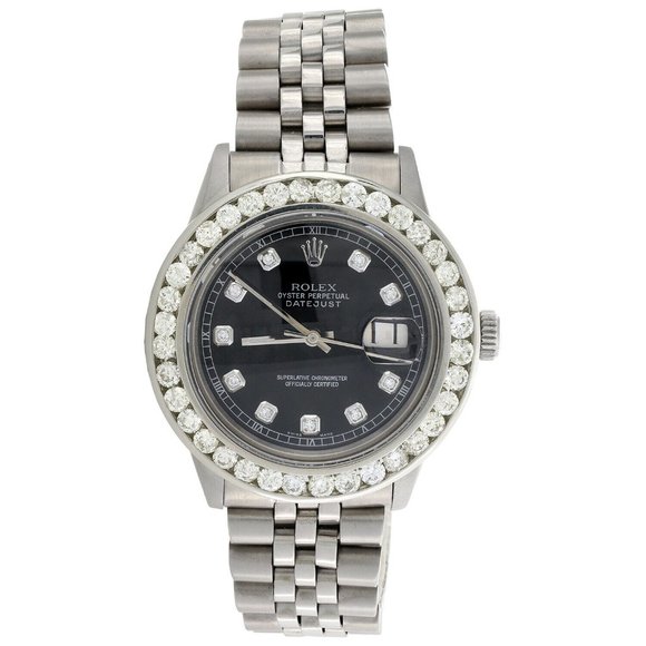 Men's Rolex 36mm Diamond Watch! Sale! Mint! - Picture 2 of 9
